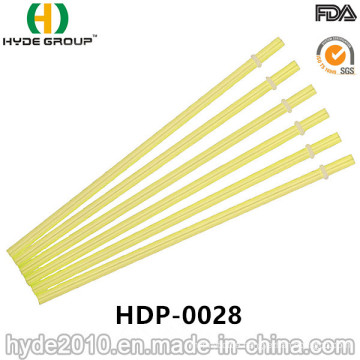 Hot Sale Hard and Straight Plastic Straw for Drinking (HDP-0028)